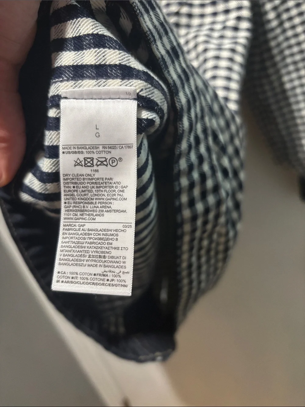 Gap x Doen gingham denim barn jacket - Picture 3 of 6